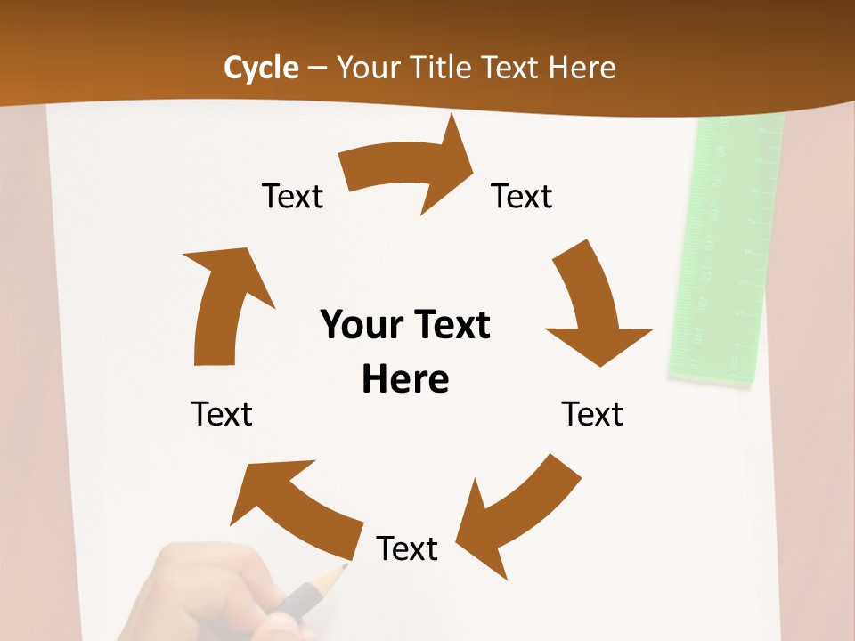Pad Triangle Accessories PowerPoint Template