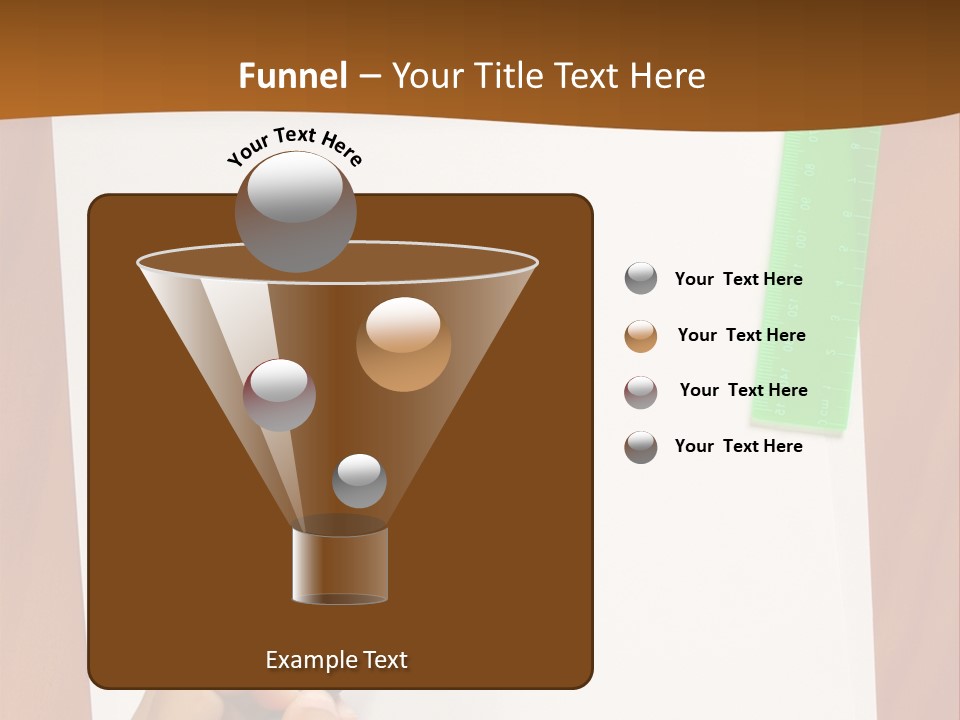 Pad Triangle Accessories PowerPoint Template