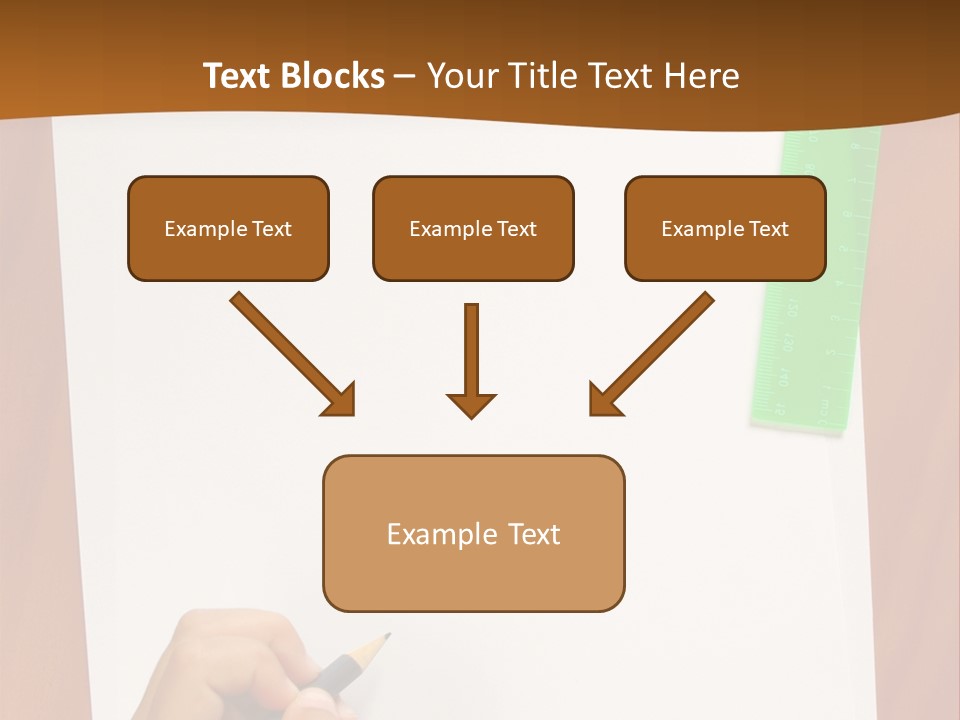 Pad Triangle Accessories PowerPoint Template
