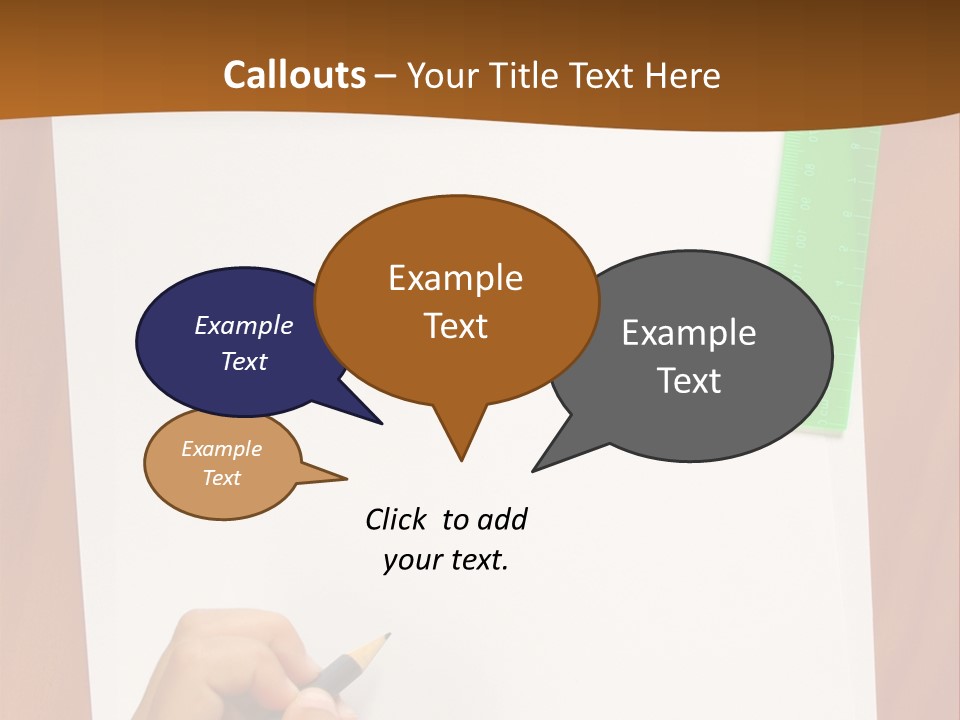 Pad Triangle Accessories PowerPoint Template