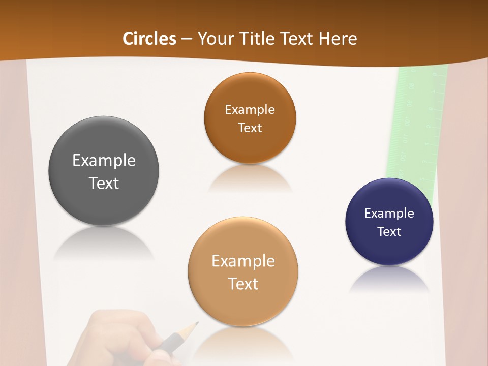 Pad Triangle Accessories PowerPoint Template