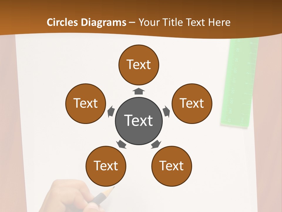 Pad Triangle Accessories PowerPoint Template