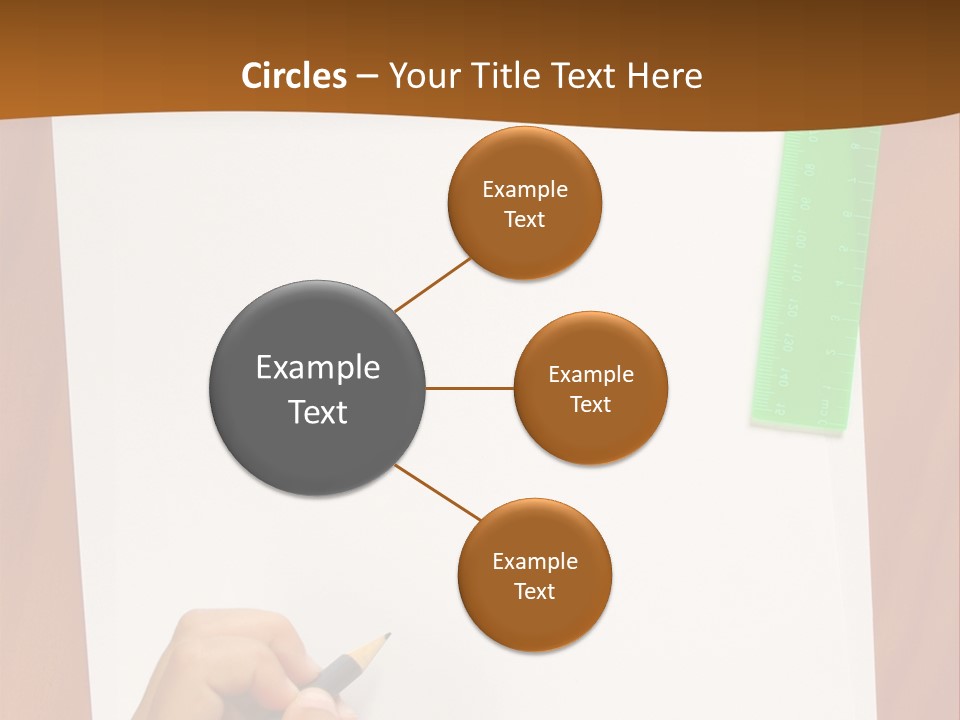 Pad Triangle Accessories PowerPoint Template