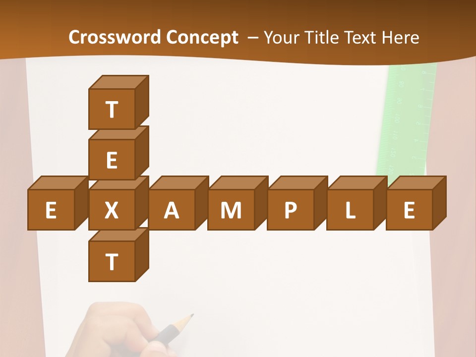 Pad Triangle Accessories PowerPoint Template