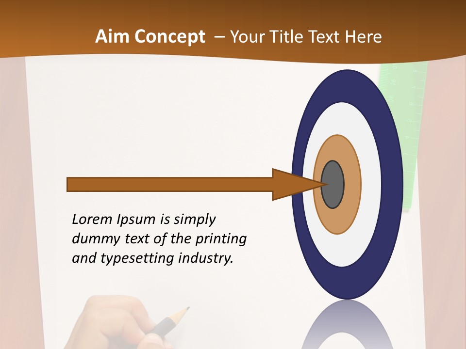 Pad Triangle Accessories PowerPoint Template