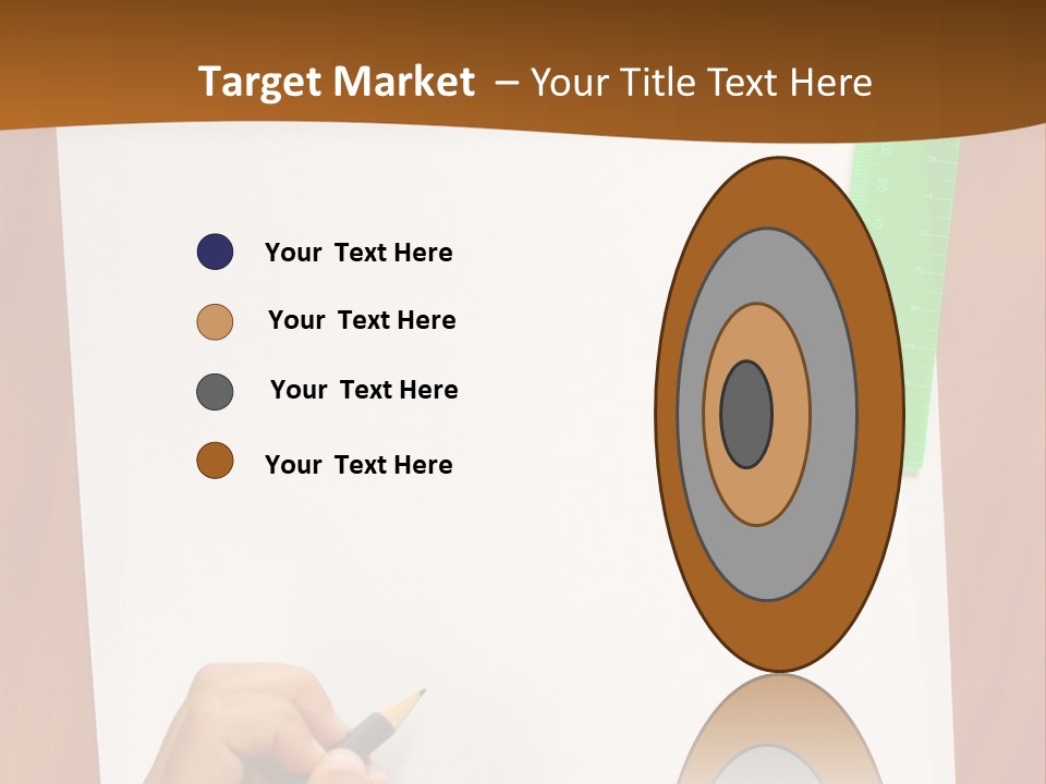 Pad Triangle Accessories PowerPoint Template