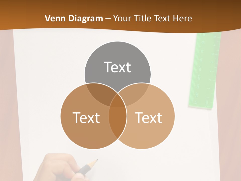 Pad Triangle Accessories PowerPoint Template