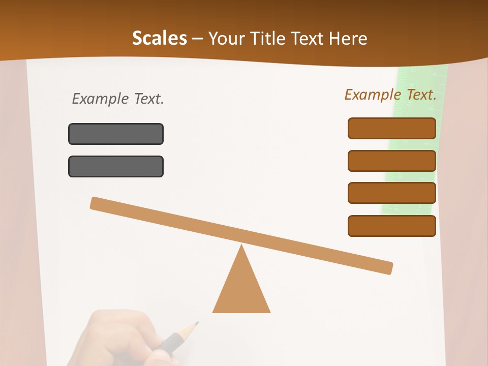 Pad Triangle Accessories PowerPoint Template