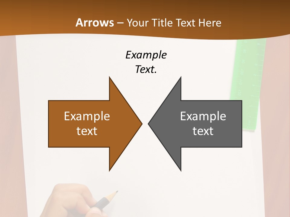 Pad Triangle Accessories PowerPoint Template