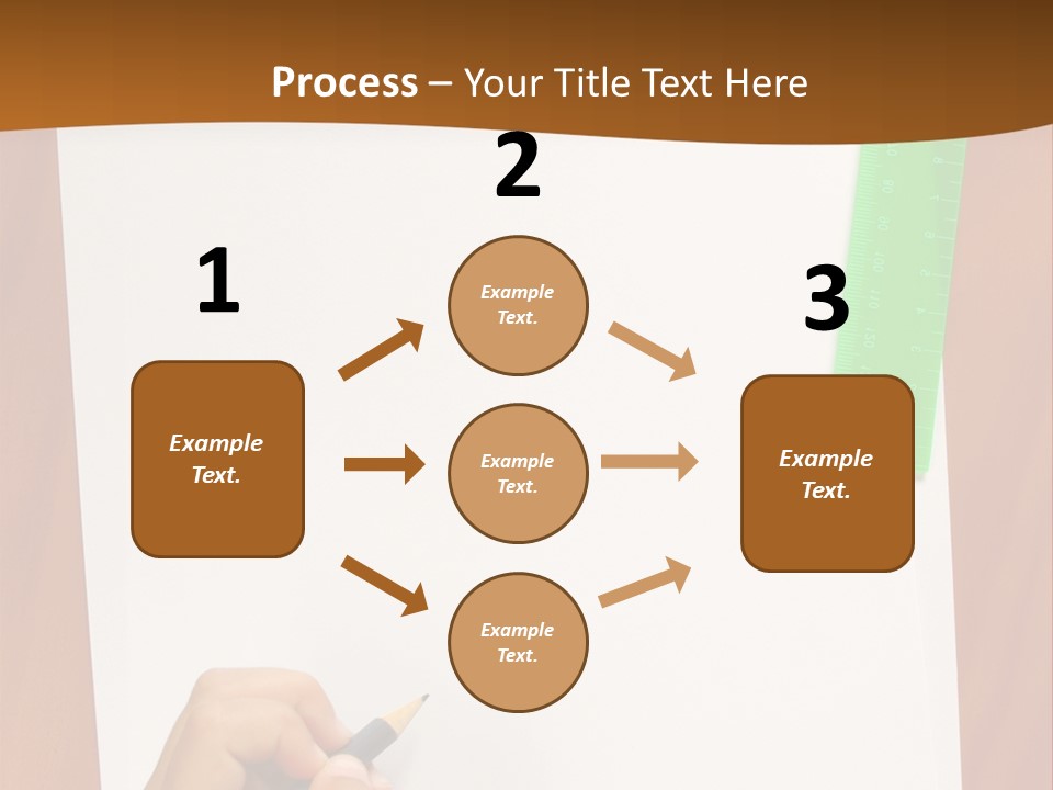 Pad Triangle Accessories PowerPoint Template