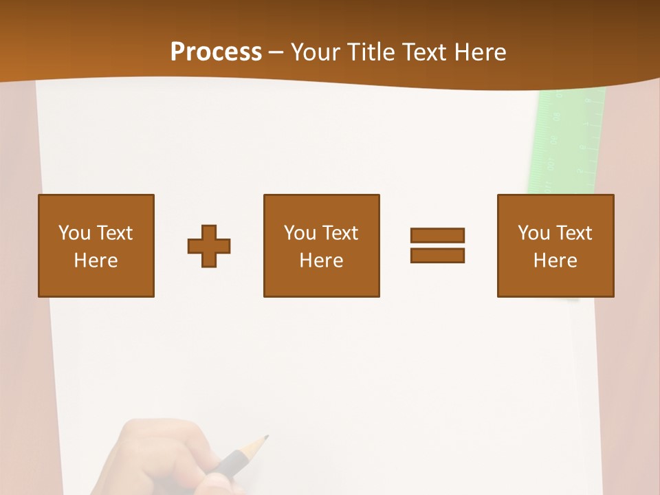 Pad Triangle Accessories PowerPoint Template