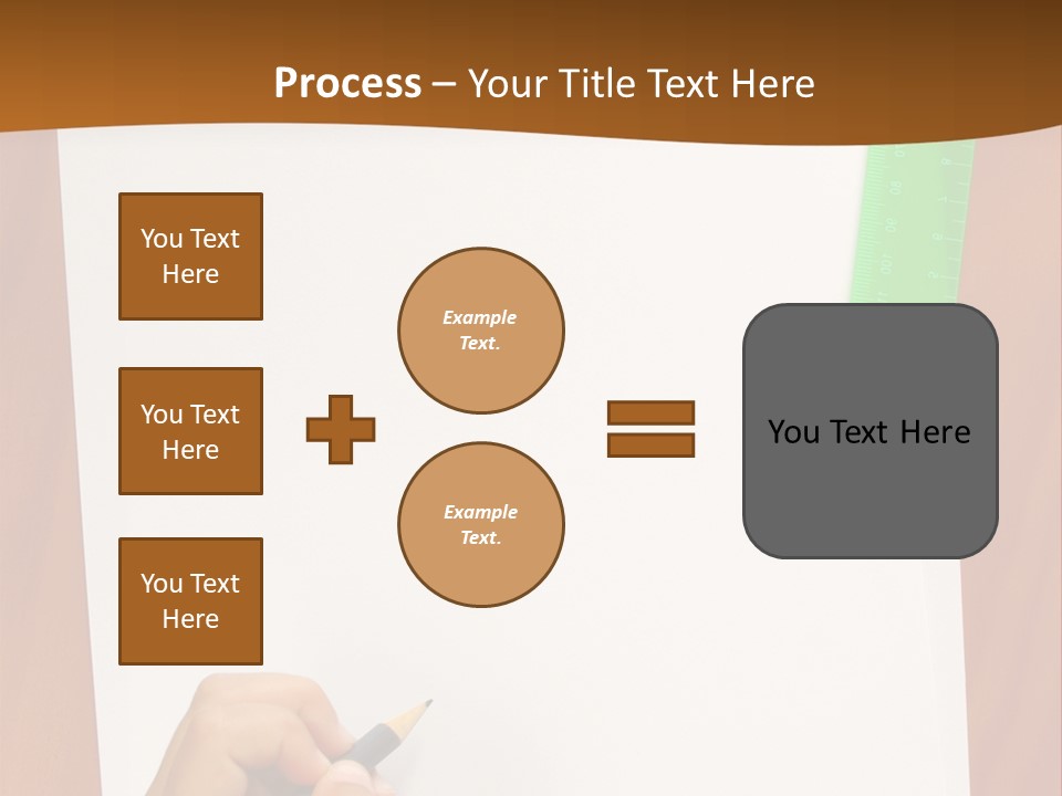 Pad Triangle Accessories PowerPoint Template