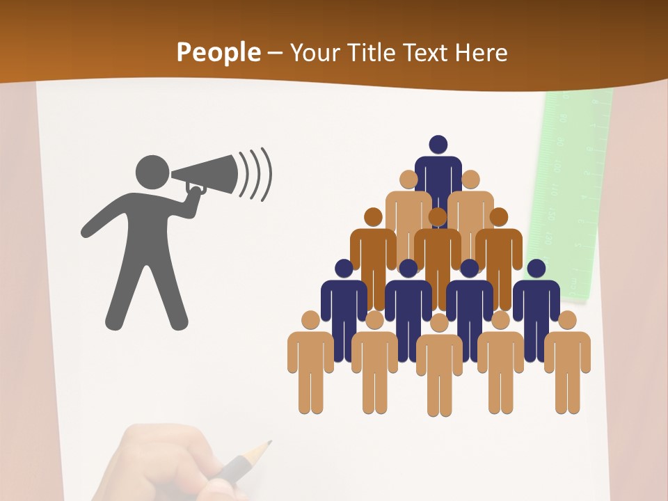 Pad Triangle Accessories PowerPoint Template