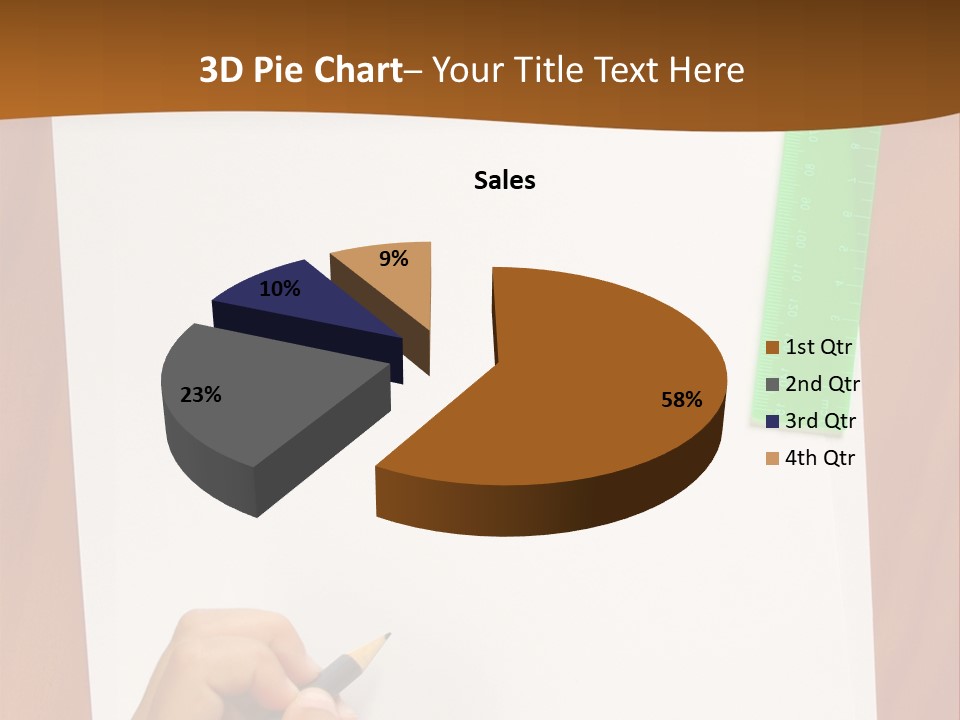 Pad Triangle Accessories PowerPoint Template