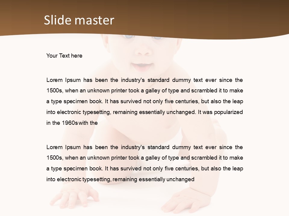 Innocent Skin Cheerful PowerPoint Template