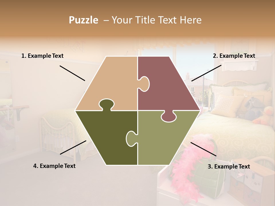 Wood Comfortable Blue PowerPoint Template