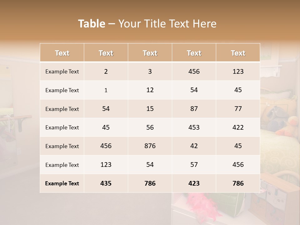 Wood Comfortable Blue PowerPoint Template