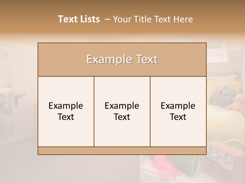 Wood Comfortable Blue PowerPoint Template