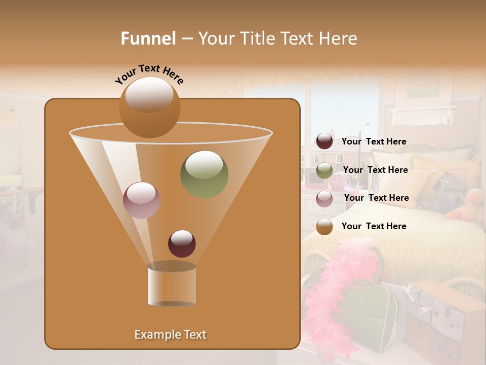 Wood Comfortable Blue PowerPoint Template