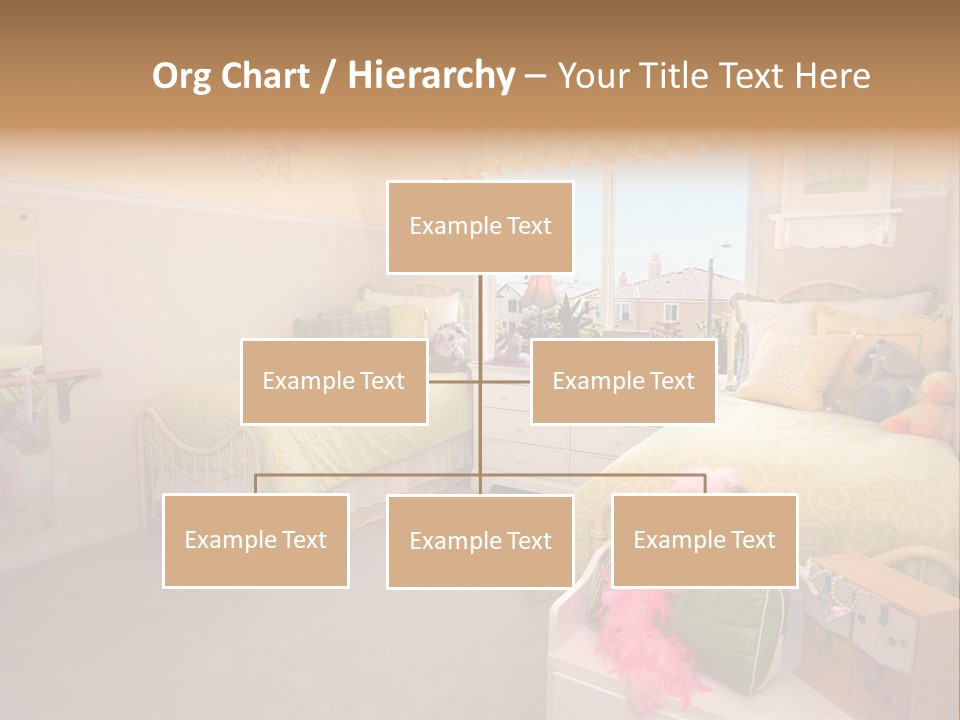 Wood Comfortable Blue PowerPoint Template