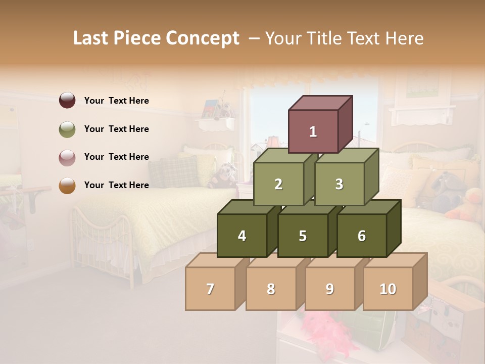 Wood Comfortable Blue PowerPoint Template