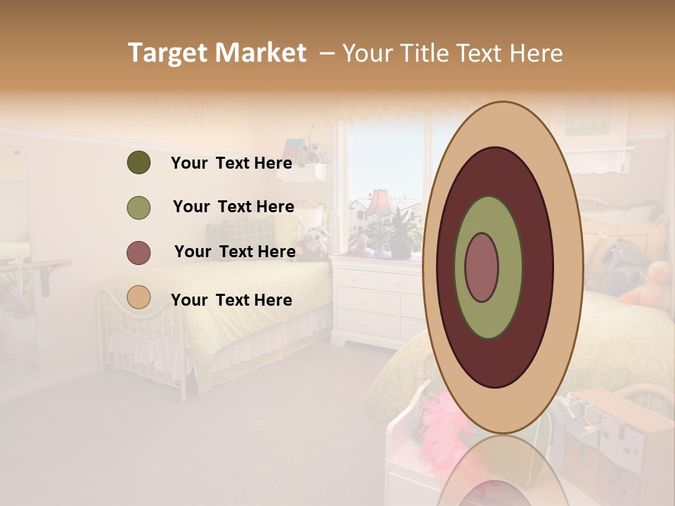 Wood Comfortable Blue PowerPoint Template