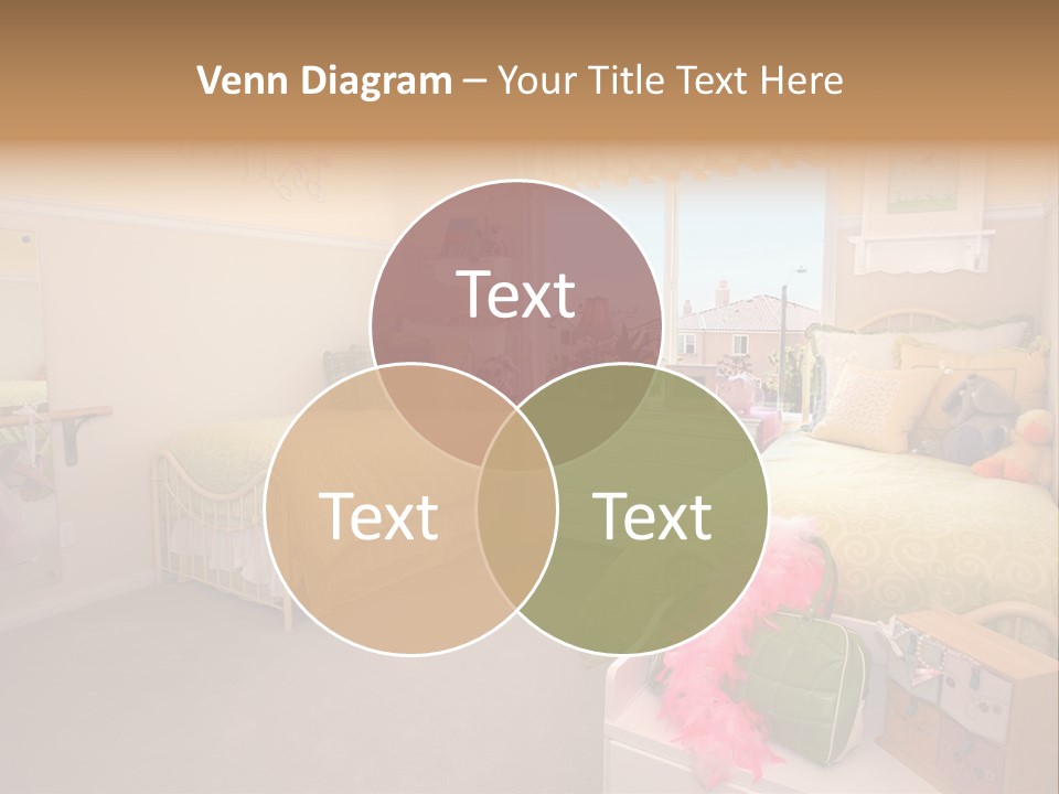 Wood Comfortable Blue PowerPoint Template