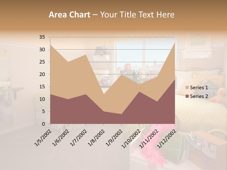 Wood Comfortable Blue PowerPoint Template