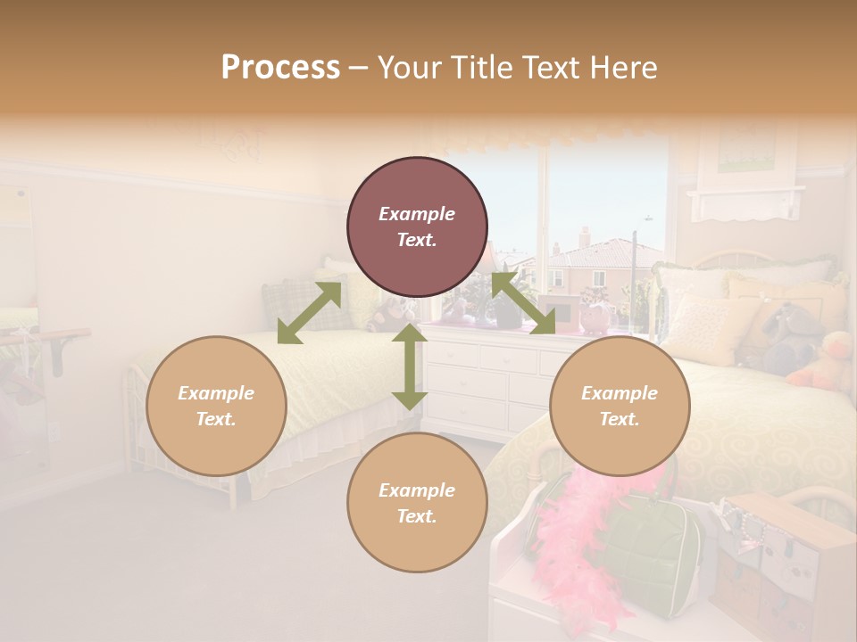 Wood Comfortable Blue PowerPoint Template