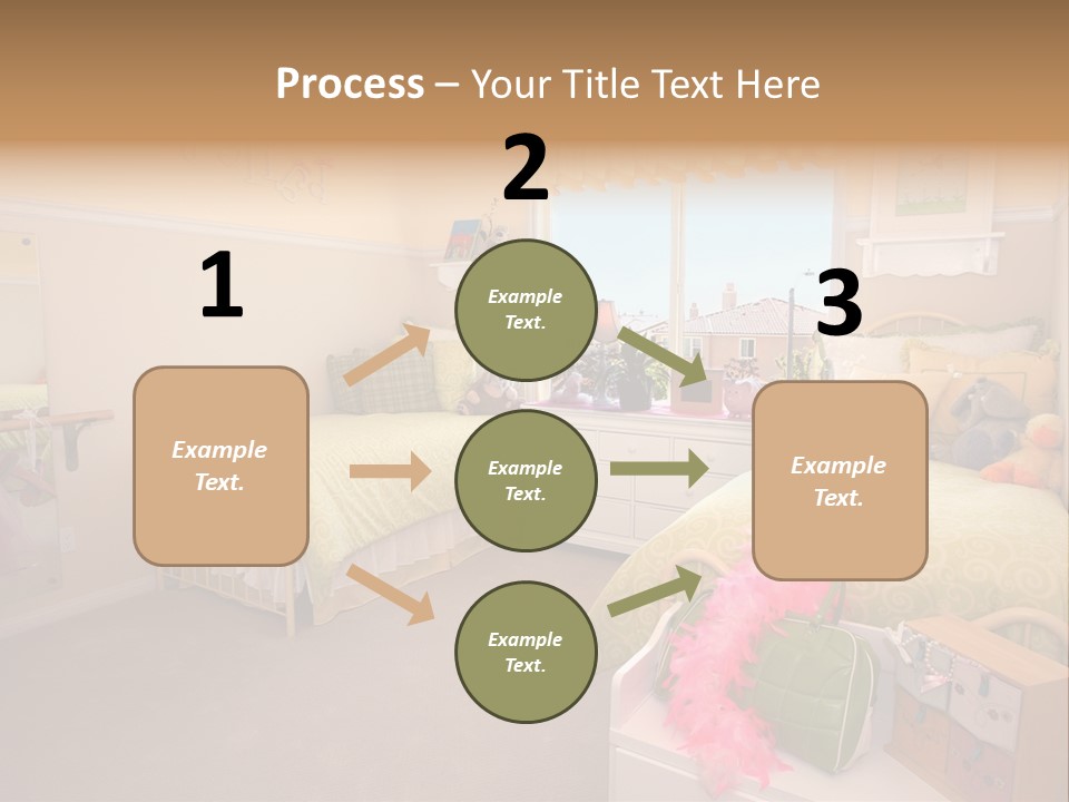 Wood Comfortable Blue PowerPoint Template