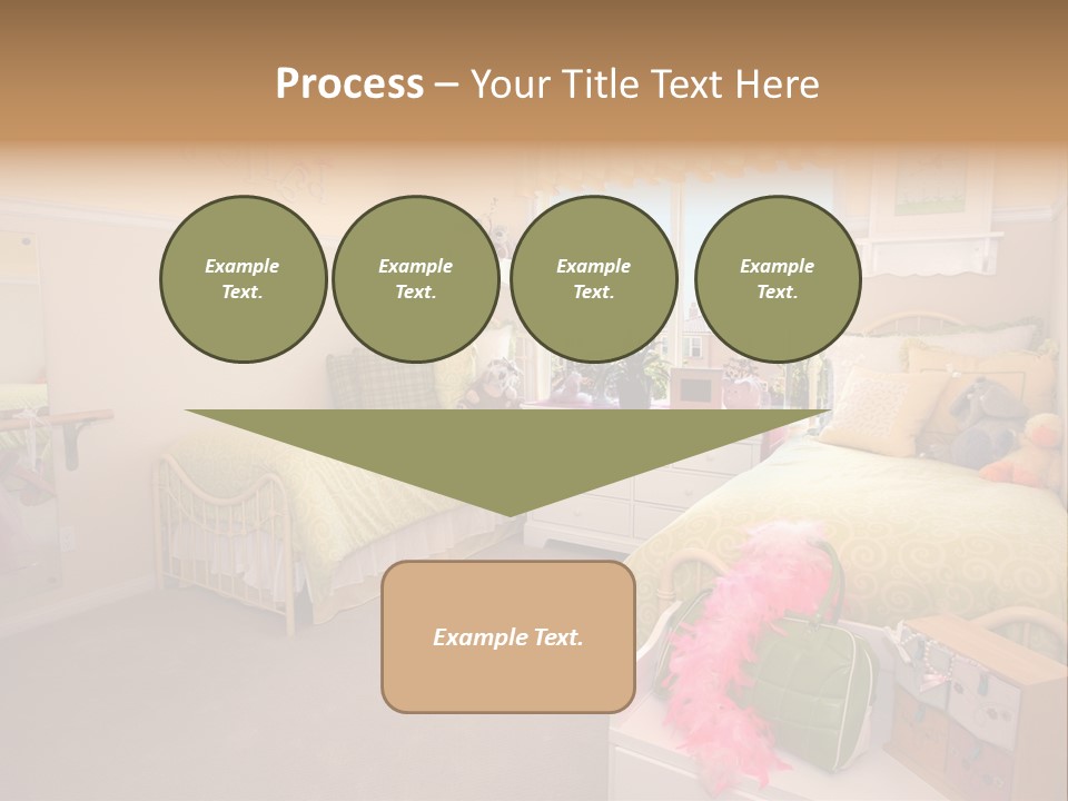 Wood Comfortable Blue PowerPoint Template