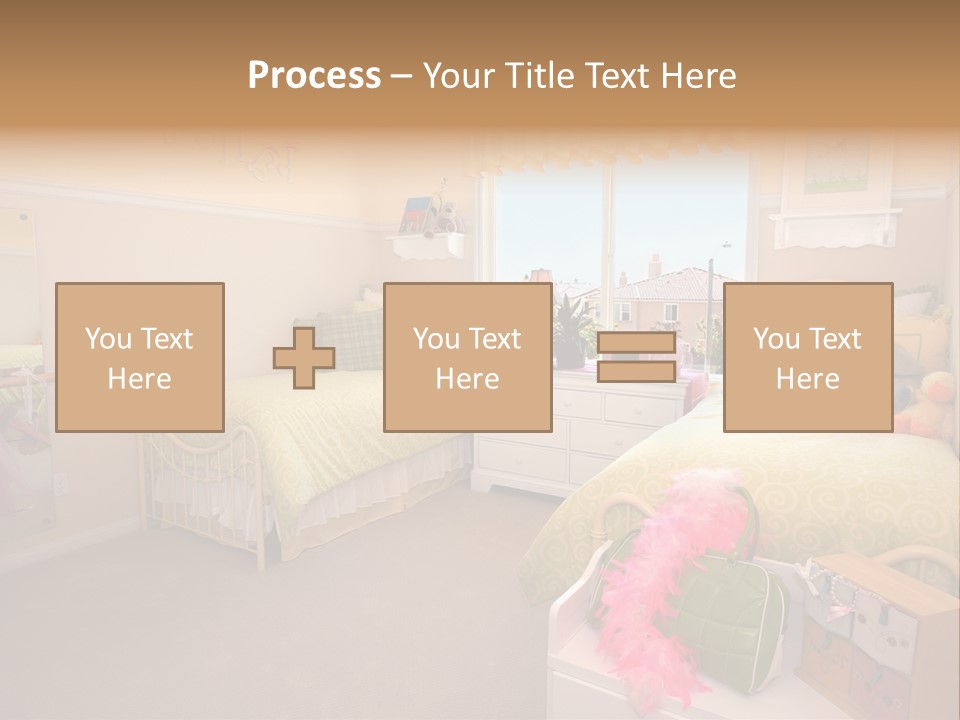 Wood Comfortable Blue PowerPoint Template