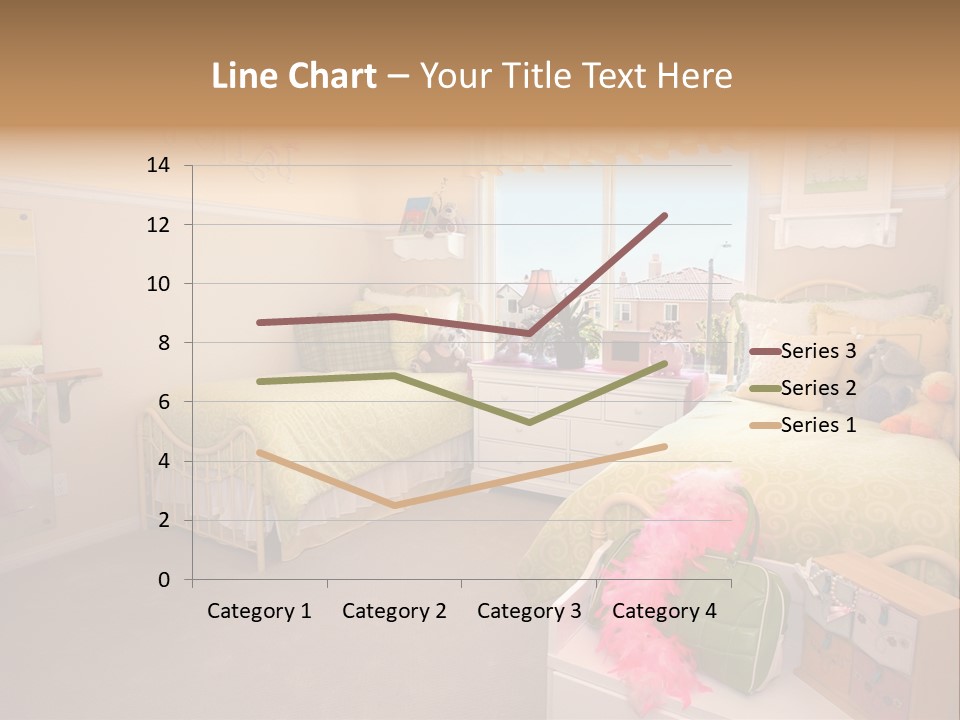 Wood Comfortable Blue PowerPoint Template