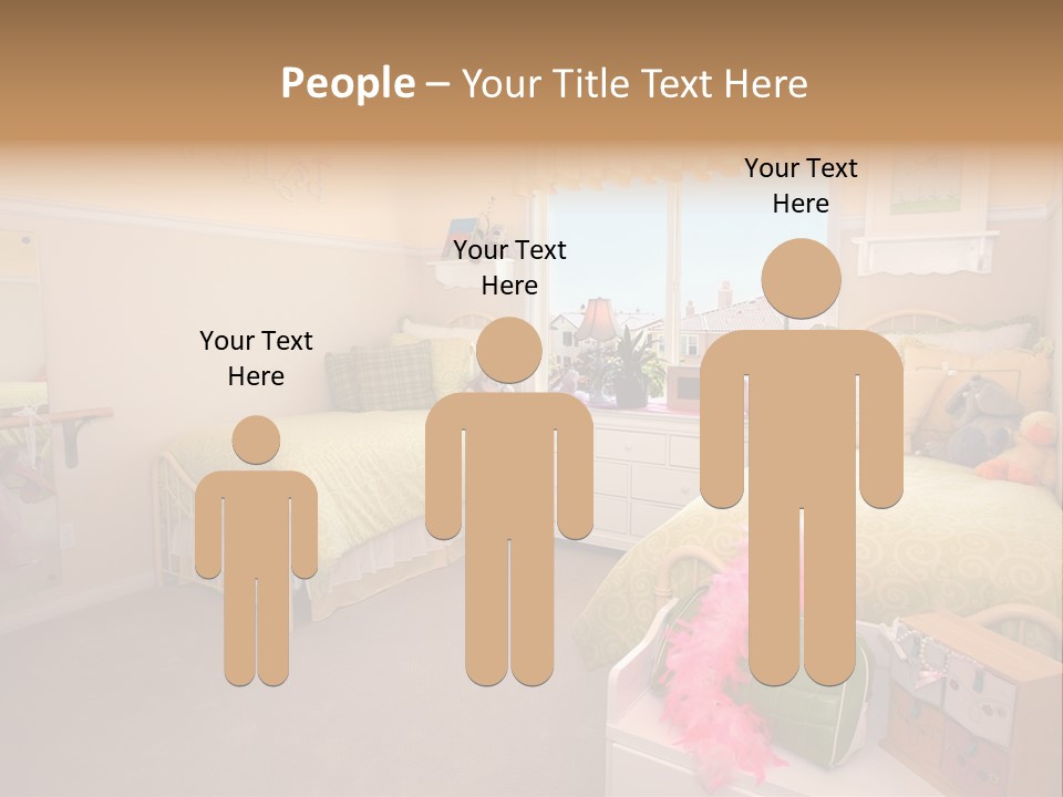 Wood Comfortable Blue PowerPoint Template