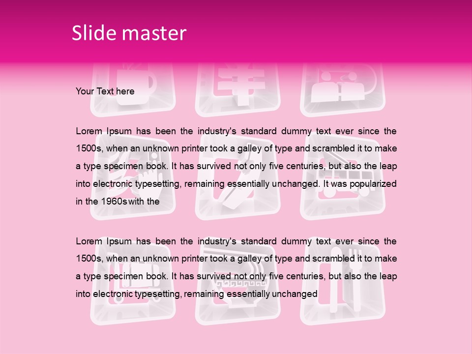 A Bunch Of Different Items In A Plastic Container PowerPoint Template