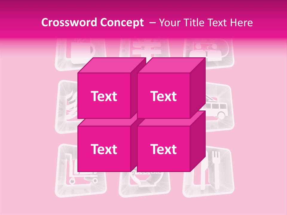 A Bunch Of Different Items In A Plastic Container PowerPoint Template