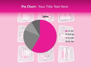 A Bunch Of Different Items In A Plastic Container PowerPoint Template