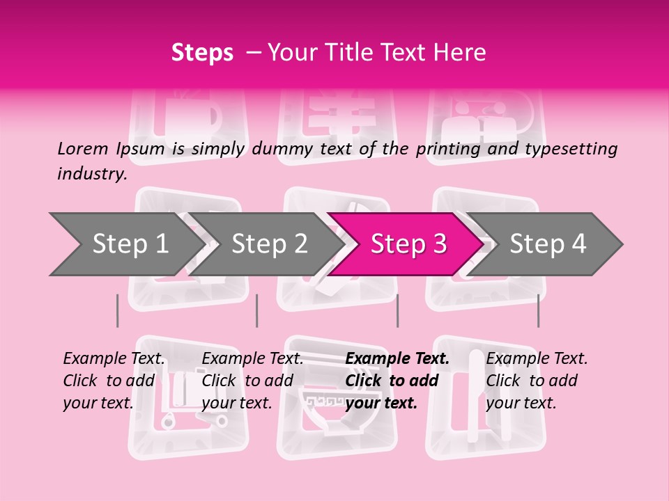 A Bunch Of Different Items In A Plastic Container PowerPoint Template