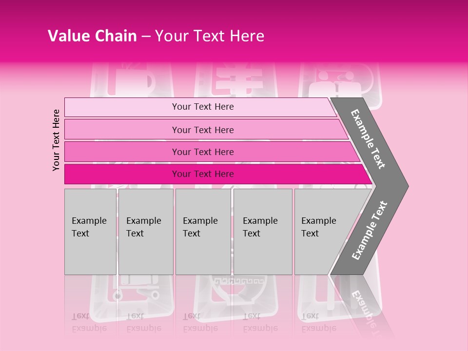 A Bunch Of Different Items In A Plastic Container PowerPoint Template