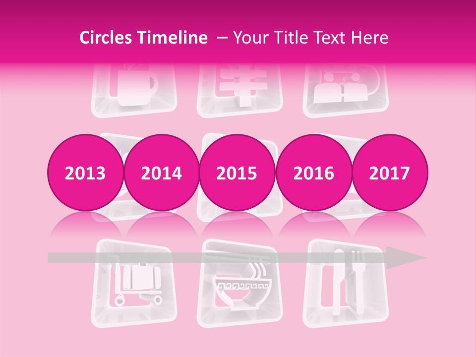 A Bunch Of Different Items In A Plastic Container PowerPoint Template