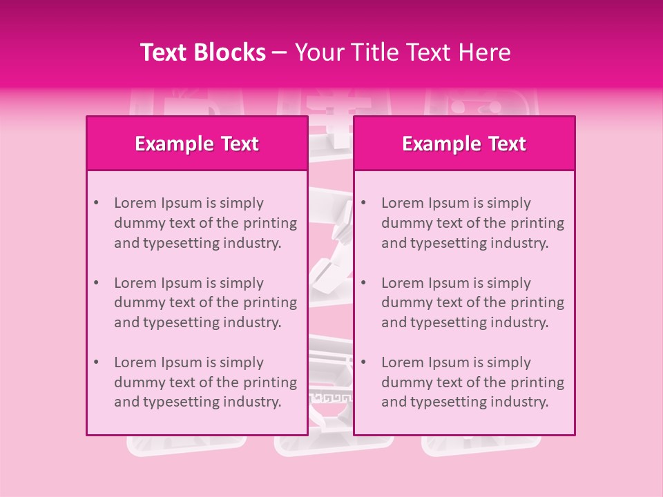 A Bunch Of Different Items In A Plastic Container PowerPoint Template