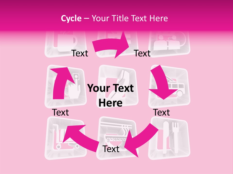 A Bunch Of Different Items In A Plastic Container PowerPoint Template