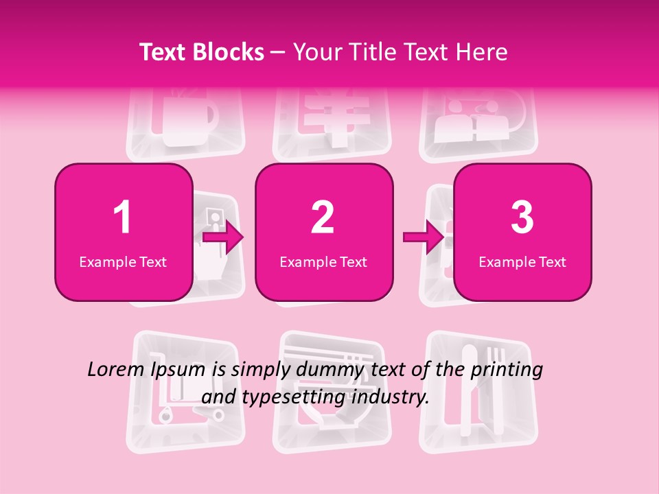 A Bunch Of Different Items In A Plastic Container PowerPoint Template