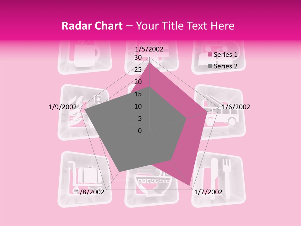 A Bunch Of Different Items In A Plastic Container PowerPoint Template