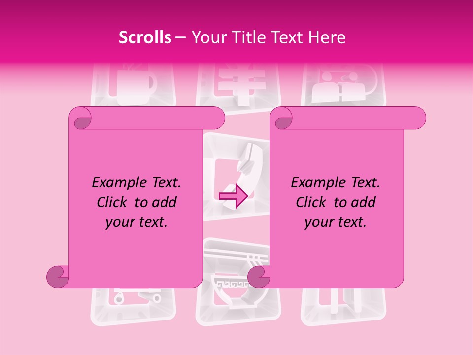 A Bunch Of Different Items In A Plastic Container PowerPoint Template