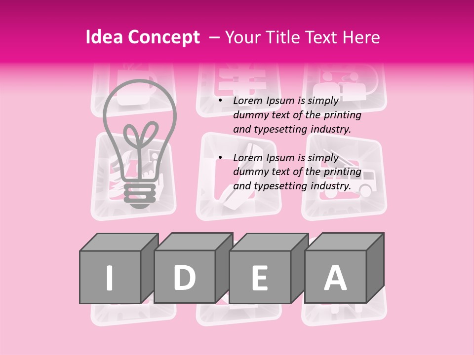 A Bunch Of Different Items In A Plastic Container PowerPoint Template