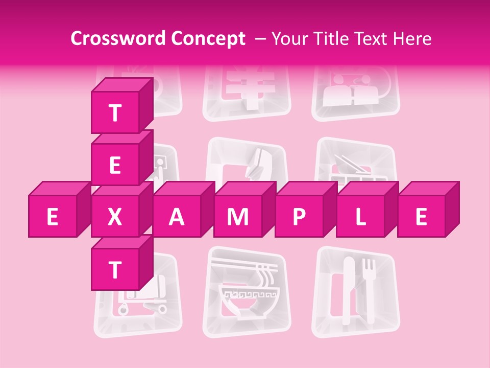 A Bunch Of Different Items In A Plastic Container PowerPoint Template