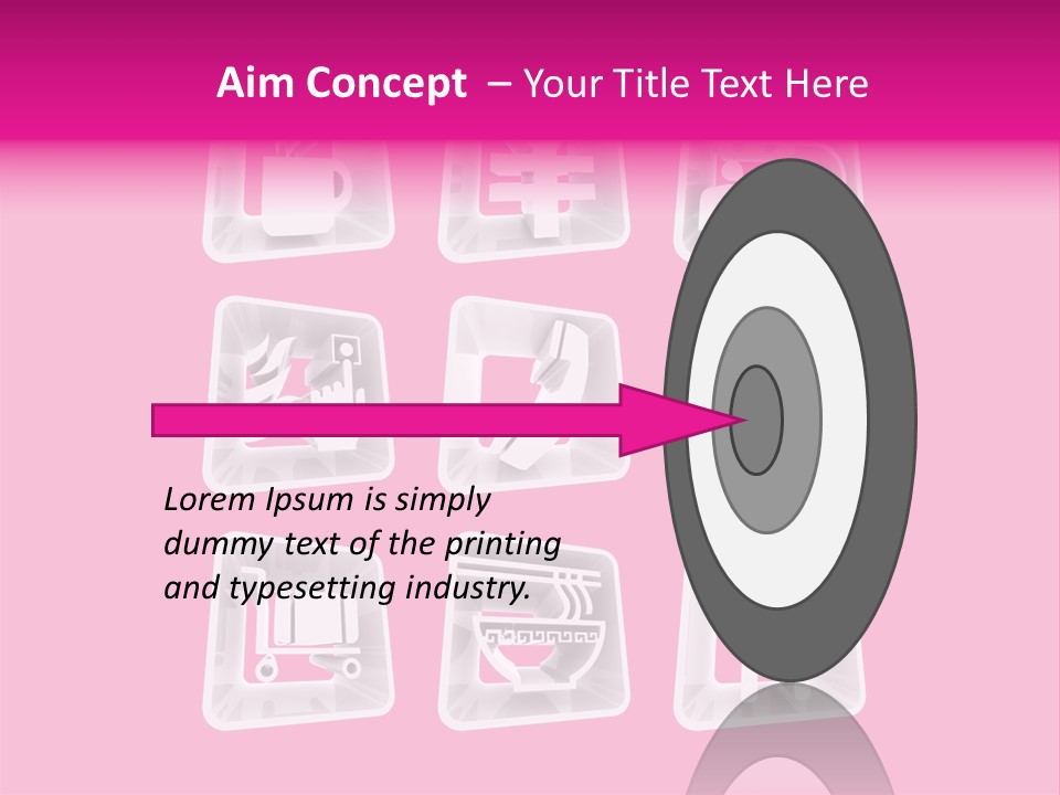 A Bunch Of Different Items In A Plastic Container PowerPoint Template