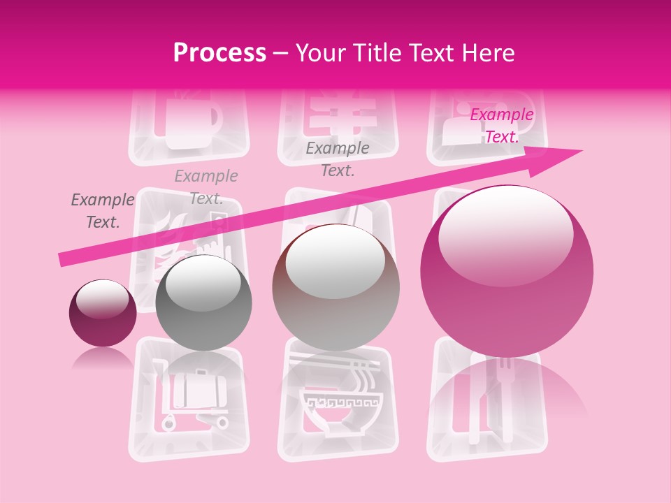 A Bunch Of Different Items In A Plastic Container PowerPoint Template