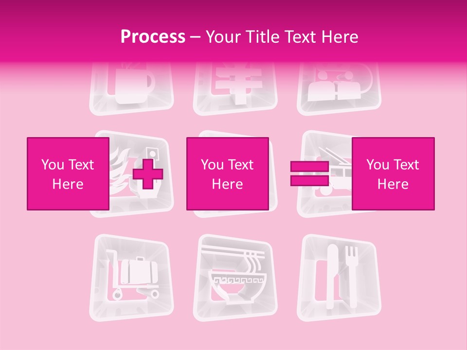 A Bunch Of Different Items In A Plastic Container PowerPoint Template